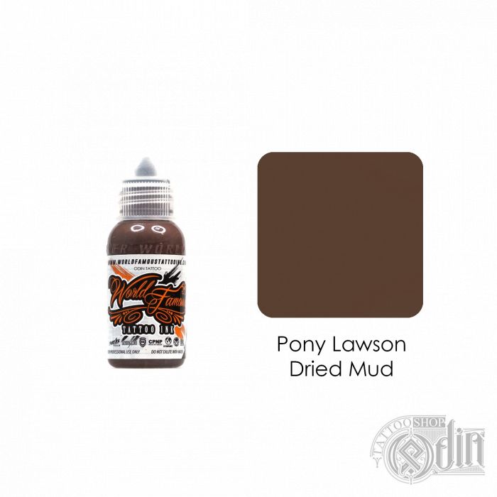 Краска для тату Распродажа Pony Lawson Dried Mud ( годен до 03/23)